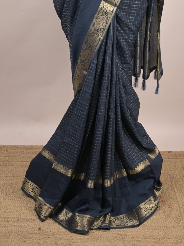 Dola silk fancy saree for women | yellow | allover stripes | party wear