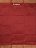 Narayanpet pattu saree allover zari motifs with paithani pallu and contrast blouse