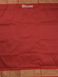 Narayanpet pattu saree allover zari motifs with paithani pallu and contrast blouse
