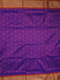 Narayanpet pattu saree allover zari motifs with paithani pallu and contrast blouse