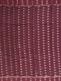 Green mango fancy saree for women | violet | zari border | contrast blouse | party wear