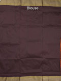 Narayanpet pattu saree allover zari motifs with paithani pallu and contrast blouse