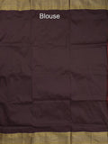 Narayanpet pattu saree allover zari motifs with paithani pallu and contrast blouse