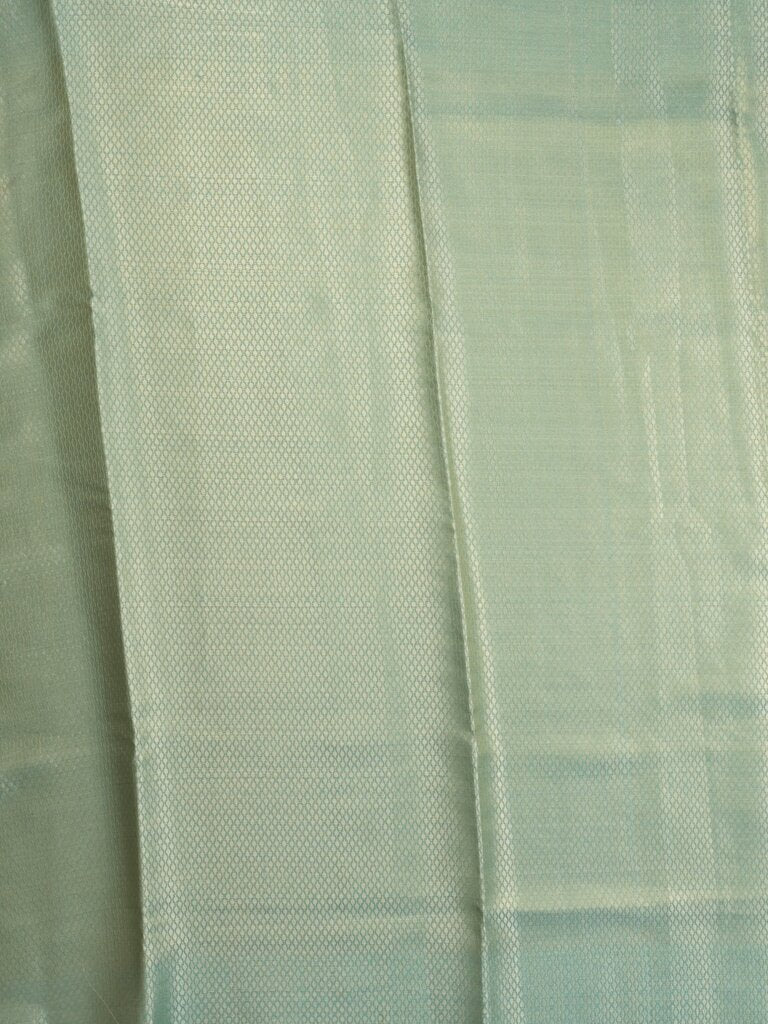 Organza tissue fancy saree allover zari weaves & zari border with self pallu and plain tissue blouse