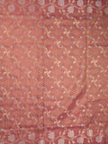 Organza tissue fancy saree allover zari weaves & zari border with self pallu and plain tissue blouse