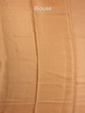 Organza tissue fancy saree allover zari weaves & zari border with self pallu and plain tissue blouse