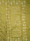 Organza tissue fancy saree allover zari weaves & zari border with self pallu and plain tissue blouse