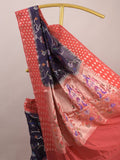 Green mango fancy saree for women | violet | zari border | contrast blouse | party wear