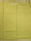 Organza tissue fancy saree allover zari weaves & zari border with self pallu and plain tissue blouse