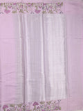 Chanderi fancy saree allover motifs with zari border with attached matching blouse