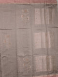Chanderi fancy saree allover motifs with zari border with attached matching blouse