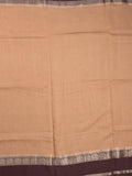 Dupion fancy saree allover checks & contrast border with zari pallu and plain blouse
