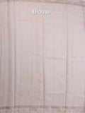 Kota fancy floral printed saree with contrast border and attached printed blouse
