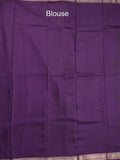 Maheshwari fancy saree allover motifs with short border with contrast pallu and attached blouse