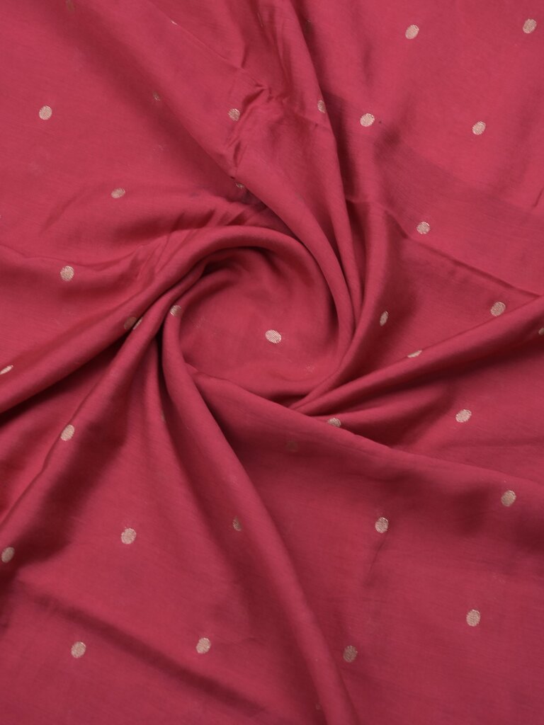 Maheshwari fancy saree allover motifs with short border with contrast pallu and attached blouse