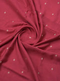 Maheshwari fancy saree allover motifs with short border with contrast pallu and attached blouse