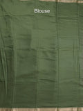 Maheshwari fancy saree allover motifs with short border with contrast pallu and attached blouse