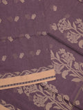 Khadi cotton saree allover motifs with self pallu and running blouse