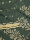 Khadi cotton saree allover motifs with self pallu and running blouse