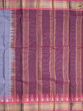 Dhaka cotton saree for women | cherry pink | temple border | contrast blouse