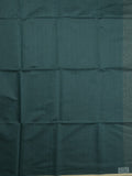 Maheshwari fancy saree cyan blue color allover plain and small kaddi border with contrast plain pallu and attached blouse