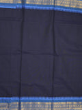 Kanchi cotton saree allover motifs with zari border and attached self blouse