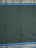 Kanchi cotton saree allover motifs with zari border and attached self blouse