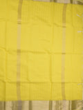 Maheshwari fancy saree navy blue color allover plain and temple border with contrast plain pallu and attached blouse Copy