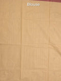 Kanchi cotton saree allover motifs and weaving border with attached self blouse
