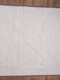 Kanchi cotton saree allover plain with kanchi border and attached self blouse