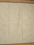 Kanchi cotton saree allover motifs with zari border with attached self blouse