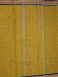 Kanchi cotton saree allover motifs with zari border with attached self blouse