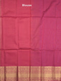 Seiko Raga zari-woven saree in purple color with zari border and rich pallu & contrast blouse
