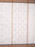 Kanchi cotton saree allover motifs with zari border with attached self blouse