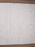 Kanchi cotton saree allover motifs with zari border with attached self blouse