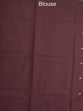 Kanchi cotton saree allover motifs with zari border with attached self blouse