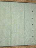 Kanchi cotton saree allover motifs with zari border with attached self blouse