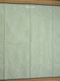 Kanchi cotton saree allover motifs with zari border with attached self blouse