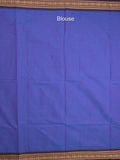 Kanchi cotton saree allover motifs with zari border with attached self blouse