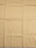 Chanderi kora fancy saree pastel yellow color allover zari motifs & zari embroidery border with zari pallu and plain blouse