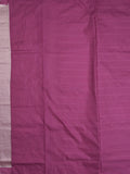 Banaras fancy saree magenta color allover checks & zari border with short pallu and attached blouse