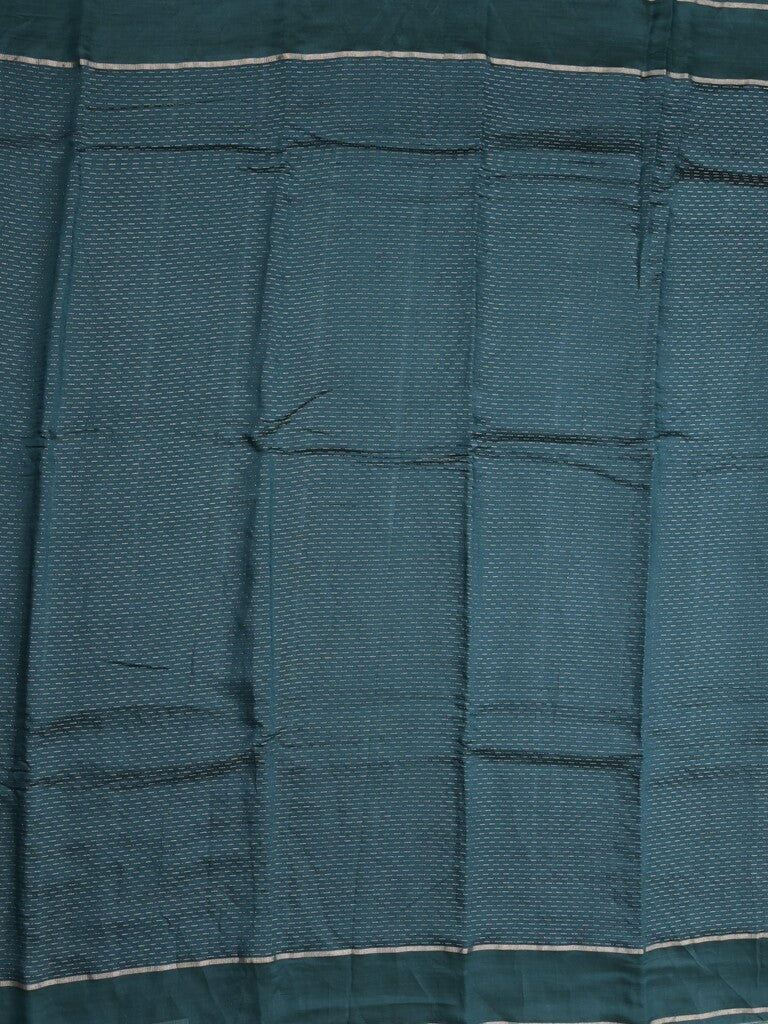 Dola silk fancy saree navy blue color allover zari weaves & small kaddi border with short pallu and running blouse