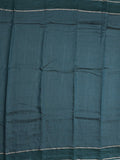 Dola silk fancy saree navy blue color allover zari weaves & small kaddi border with short pallu and running blouse