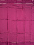 Dola silk fancy saree magenta color allover zari weaves & small kaddi border with short pallu and running blouse