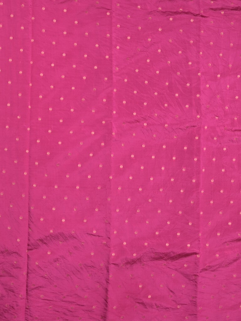 Dupion fancy saree red color allover zari motifs & zari border with zari pallu and contrast blouse
