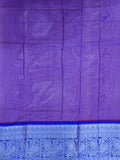 Mangalagiri fancy saree pink color allover zari motives & zari border with rich pallu and contrast plain blouse