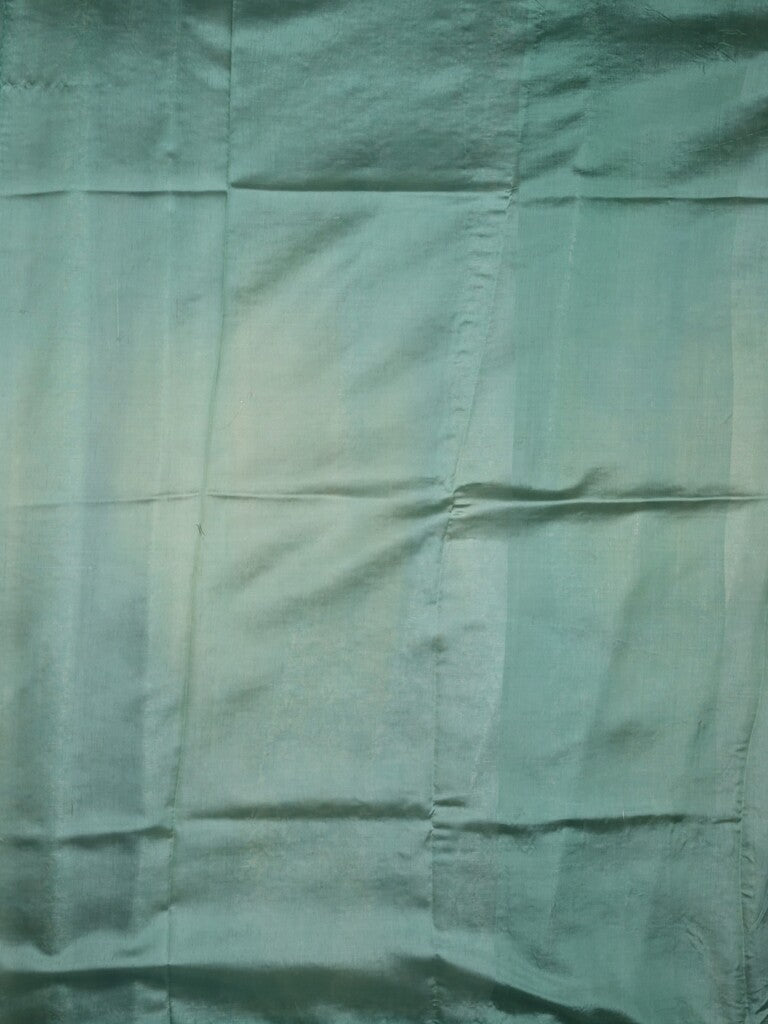 Banaras fancy saree lux green color allover zari weaves & kaddi border with brocade pallu and brocade blouse
