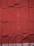 Mangalagiri fancy saree maroon color allover zari weaves & zari border with rich pallu and plain blouse