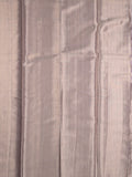 Chanderi jute fancy saree light purple color allover zari motifs & zari border with brocade pallu and attached brocade blouse