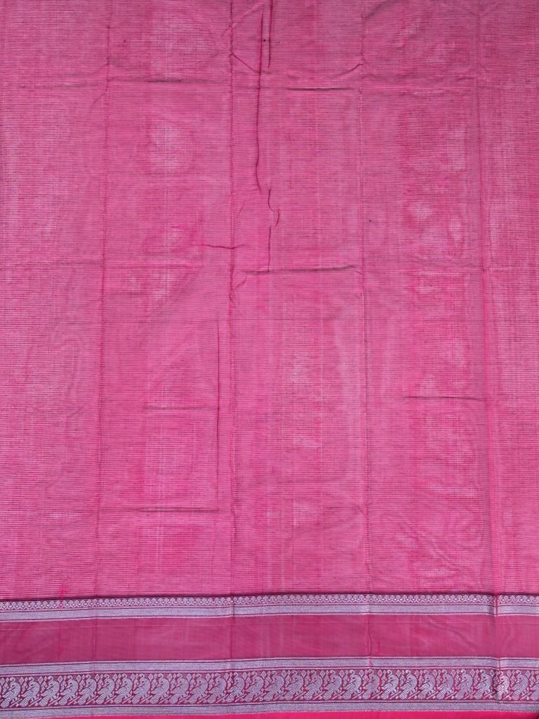 Mangalagiri pattu saree royal blue color allover zari weaves & zari border with rich pallu and plain contrast blouse